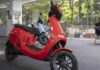 Electric Scooter with Removable Battery
