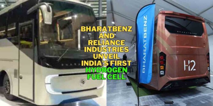 BharatBenz and Reliance Industries Unveil India first Hydrogen Fuel Cell Intercity Luxury Coach