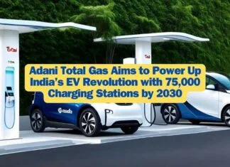 Adani Total Gas Aims to Power Up India’s EV Revolution with 75,000 Charging Stations by 2030
