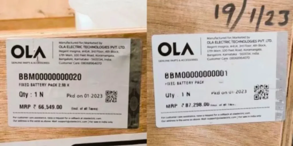 What’s the Battery Price for Ola S1 Pro